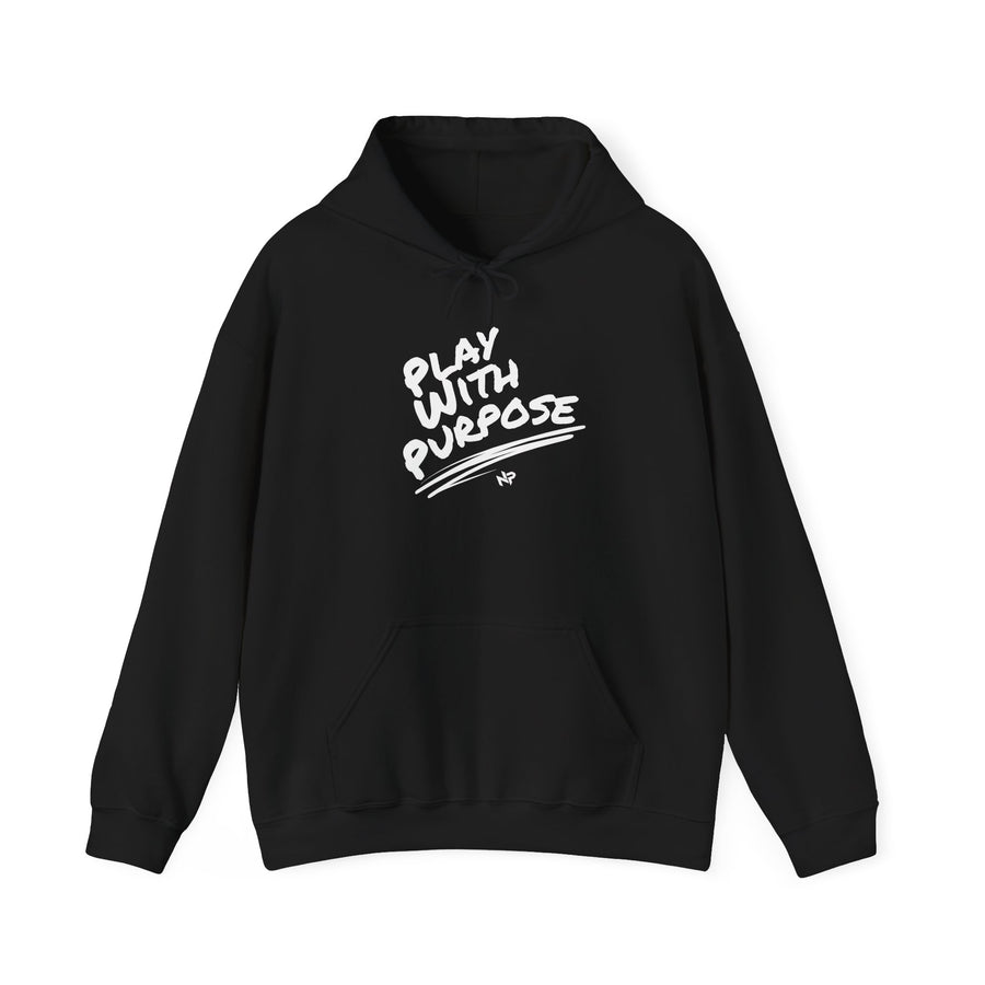 Play With Purpose Hoodie — Motivational Graphic Pullover