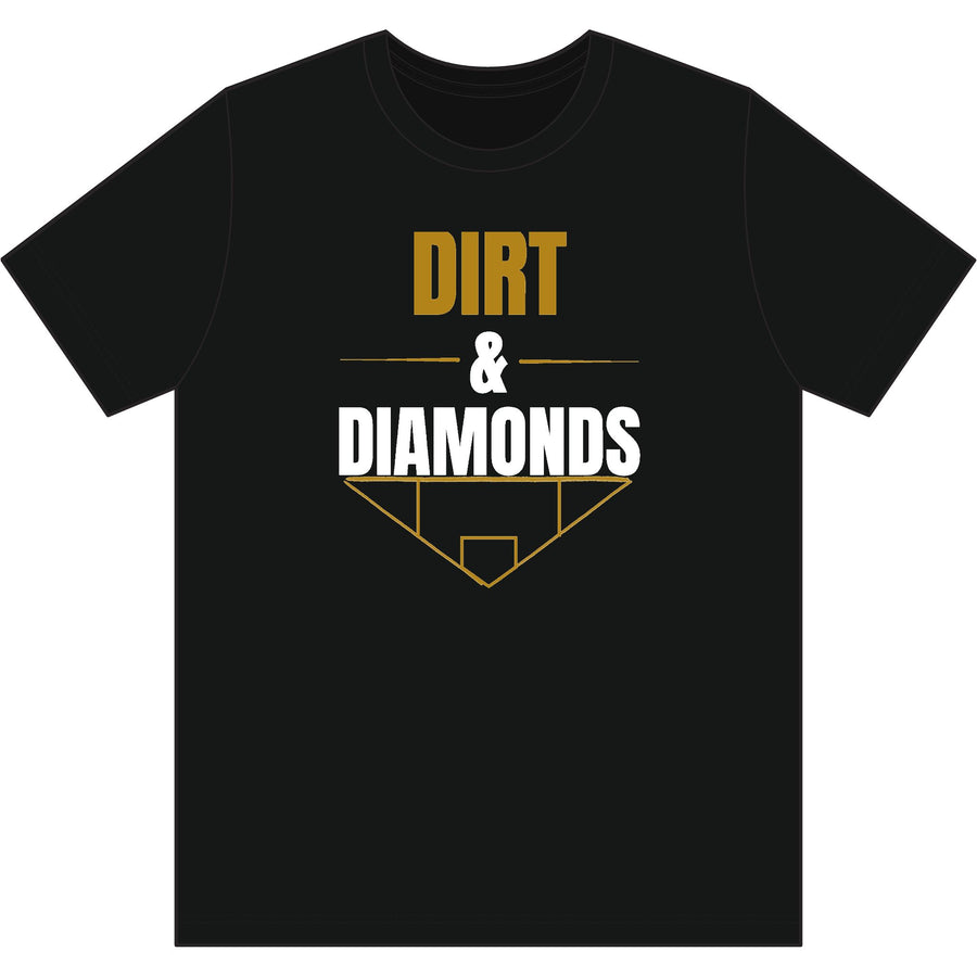 Dirt & Diamonds Baseball T-Shirt — Softball Field Graphic Tee