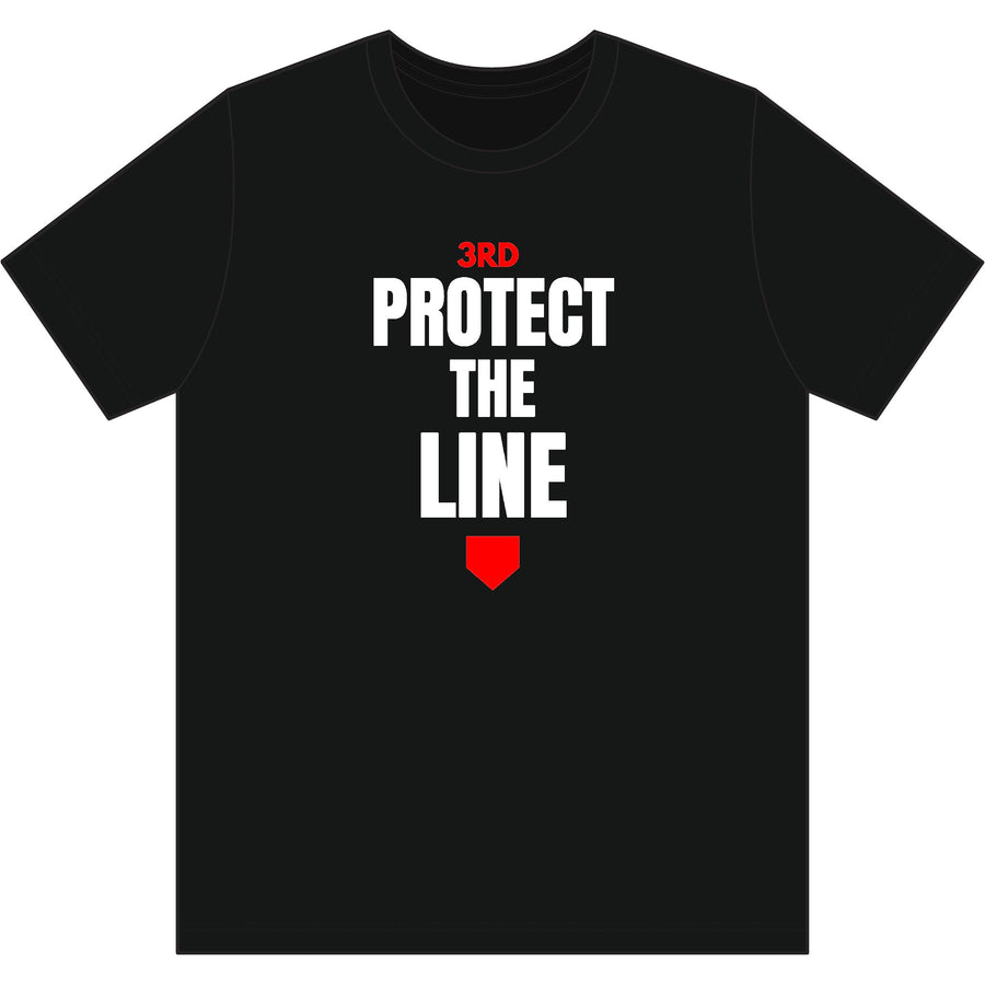 Protect The Line T-Shirt — 3rd Base Baseball Tee