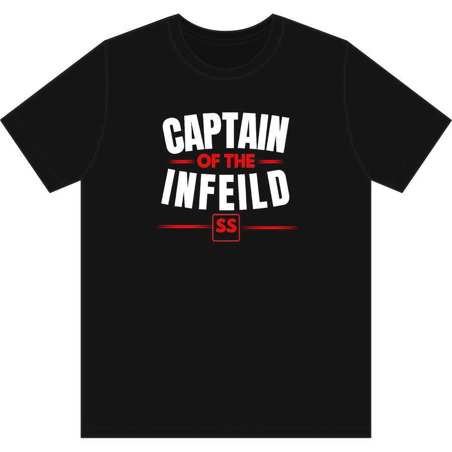 Captain of the Infield T-Shirt — Baseball Infield Captain Tee